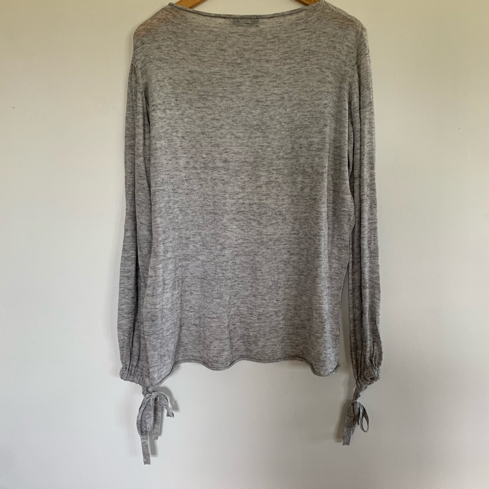 Zara Gray Knit Pullover Sweater - image 6
